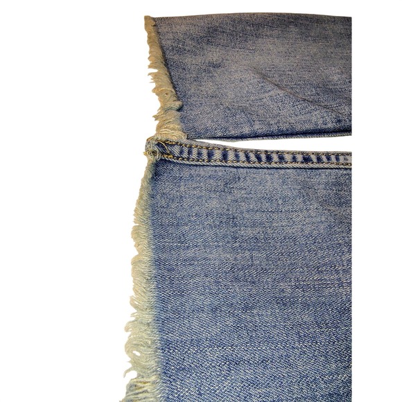 Free People Busted Knee Raw Hem Skinny Jean Size 28 - Picture 5 of 7